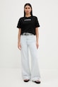 Karl Lagerfeld Jeans t-shirt A3W17039 czarny AW25