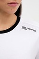 Karl Lagerfeld Jeans tricou din bumbac A3W17051 alb