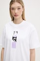 Karl Lagerfeld Jeans t-shirt bawełniany biały A3W17053
