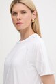 BOSS t-shirt bawełniany 50545660 biały