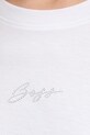 BOSS Orange tricou din bumbac alb 50545288