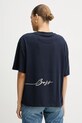 Odzież BOSS Orange t-shirt bawełniany 50545498 granatowy