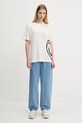 Hugo Blue tricou din bumbac 50545053 bej AW25
