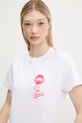 HUGO t-shirt bawełniany biały 50544897