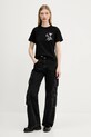 HUGO tricou din bumbac 50544897 negru AW25