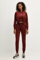 Guess t-shirt dziecięcy COUTURE V3BI01.K0232 bordowy AW25