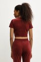Odzież Guess t-shirt dziecięcy COUTURE V3BI01.K0232 bordowy