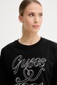 Guess t-shirt bawełniany MISTY V5RI11.K8HM0 czarny