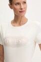 Guess tricou din bumbac INGRID alb V5YI08.J1314