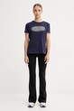 Guess t-shirt bawełniany INGRID V5YI08.J1314 granatowy AW25