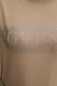 Guess t-shirt bawełniany INGRID V5YI08.J1314 beżowy