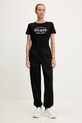 Бавовняна футболка Guess NINA V5YI12.J1314 чорний AW25