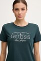 Μπλουζάκι Guess MARINA πράσινο V5YI13.J1314