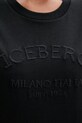 Iceberg tricou din bumbac F021.6327 negru
