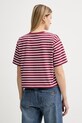 Odzież MICHAEL Michael Kors t-shirt bawełniany MT551R9HM7 bordowy