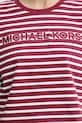 Bavlněné tričko MICHAEL Michael Kors MT551R9HM7 burgundské