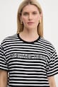 MICHAEL Michael Kors t-shirt bawełniany czarny MT551R9HM7