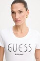 Guess tricou alb W5YI05.J1314