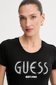 Μπλουζάκι Guess μαύρο W5YI05.J1314