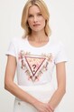 Guess t-shirt biały W5YI08.J1314