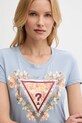 Guess t-shirt kék W5YI08.J1314