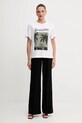 Guess tricou din bumbac W5YI17.I3Z14 alb AW25