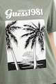 Guess t-shirt in cotone W5YI17.I3Z14 verde