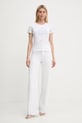 Βαμβακερό μπλουζάκι Guess TINI W5YI31.K9RM1 λευκό AW25