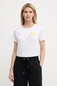 Одяг Бавовняна футболка Guess W5YI35.K9RM1 білий