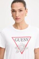 Guess tricou din bumbac alb W5YI38.I3Z14
