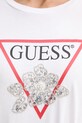 Guess tricou din bumbac W5YI38.I3Z14 alb