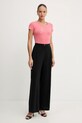 Guess t-shirt W5YI46.J1314 pomarańczowy AW25