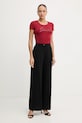Tričko Guess W5YI46.J1314 burgundské AW25