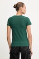 Îmbrăcăminte Pinko tricou din bumbac 100355.A2RD verde
