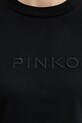 Βαμβακερό μπλουζάκι Pinko 101752.A2RD μαύρο