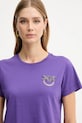 Bavlnené tričko Pinko fialová 103320.A2RN