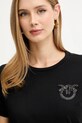 Pinko t-shirt bawełniany czarny 103320.A2RN
