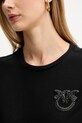 Pinko t-shirt bawełniany 103320.A2RN czarny