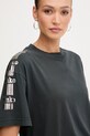 Βαμβακερό μπλουζάκι Pinko γκρί 105755.A2V0