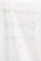Bavlněné tričko Pinko 105526.A2S1 bílá