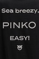 Pinko t-shirt bawełniany 105526.A2RM czarny
