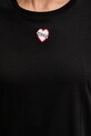 Pinko tricou din bumbac 105665.A2IB negru