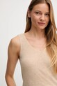 United Colors of Benetton top z wełną beżowy 109PDH01F