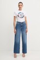 Versace Jeans Couture t-shirt bawełniany 79HAHP01.CJ01P biały AW25