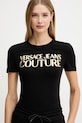 Versace Jeans Couture t-shirt czarny 79HAHT02.CJ03T