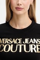 Versace Jeans Couture t-shirt 79HAHT02.CJ03T czarny