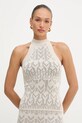Marciano Guess top BILLIE wzorzyste beżowy 5YGR07.5877Z