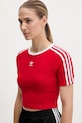 adidas Originals tricou copii 3-Stripes rosu JD0303
