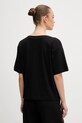 Odzież United Colors of Benetton t-shirt bawełniany 35P5D10AV czarny