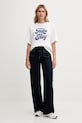 United Colors of Benetton tricou din bumbac 3MI5D10AY alb AW25